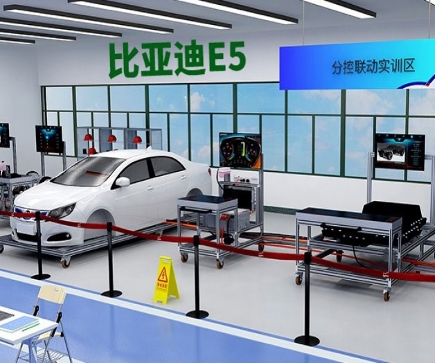 新能源E5分控聯(lián)動式系統(tǒng)實訓(xùn)室